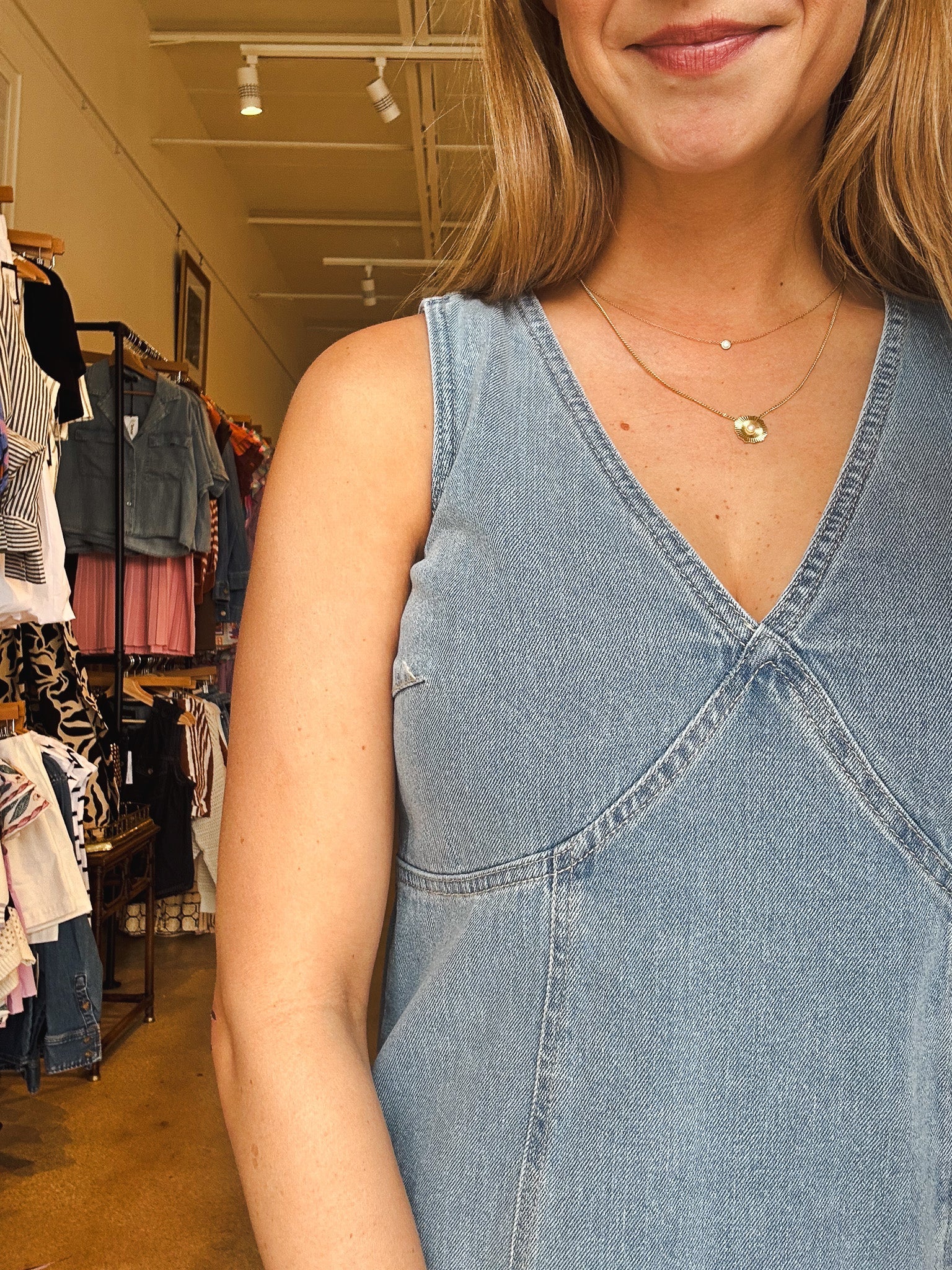 Scorpio Denim Dress - Elle Maxine