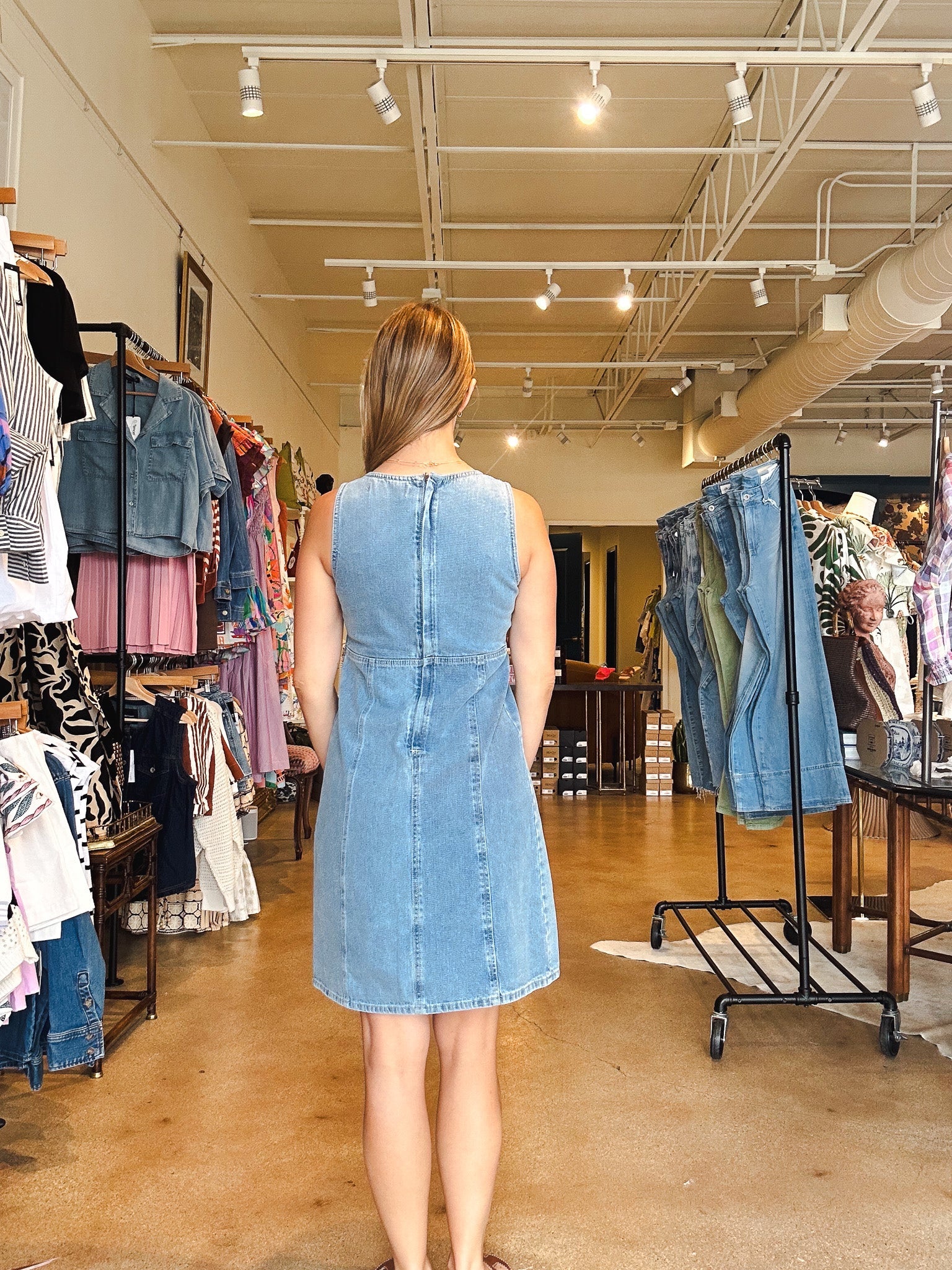 Scorpio Denim Dress - Elle Maxine
