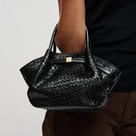 Selena Embossed Woven Crossbody - Elle Maxine