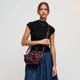 Selena Embossed Woven Crossbody - Elle Maxine