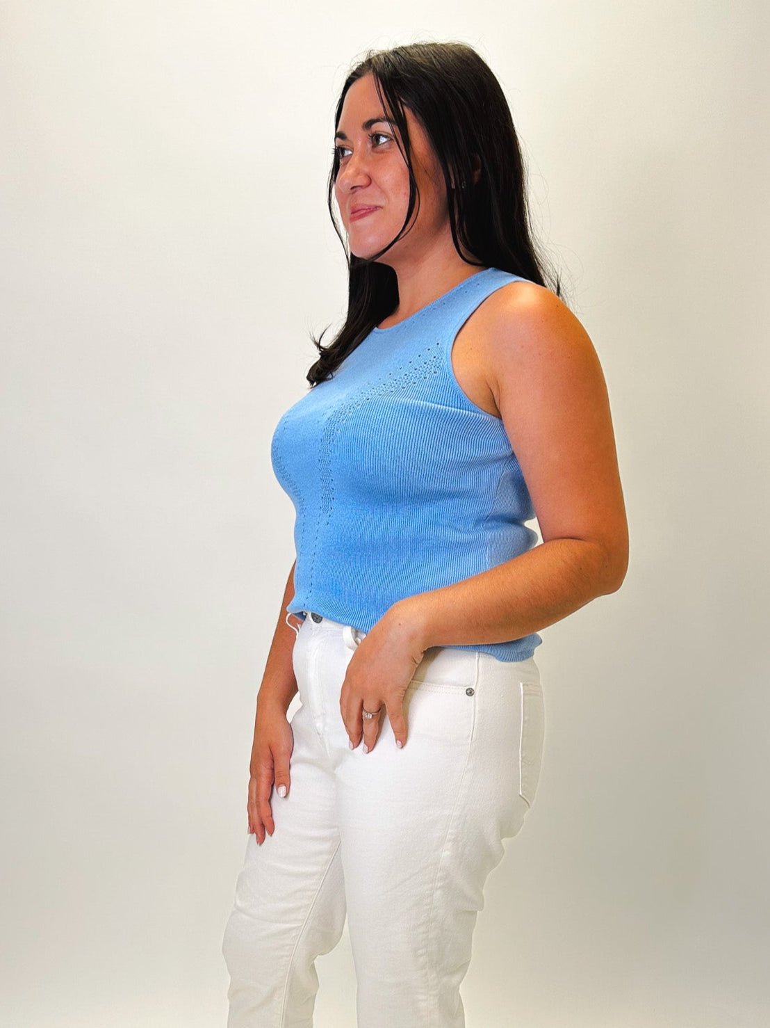 Sharline Pointelle Tank - Elle Maxine