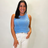 Sharline Pointelle Tank - Elle Maxine