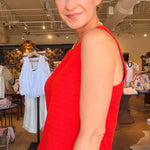 Shelly Smocked Tank - Firework - Elle Maxine