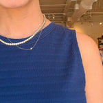 Shelly Smocked Tank - Navy - Elle Maxine