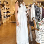 Sicily Maxi Dress - White - Elle Maxine