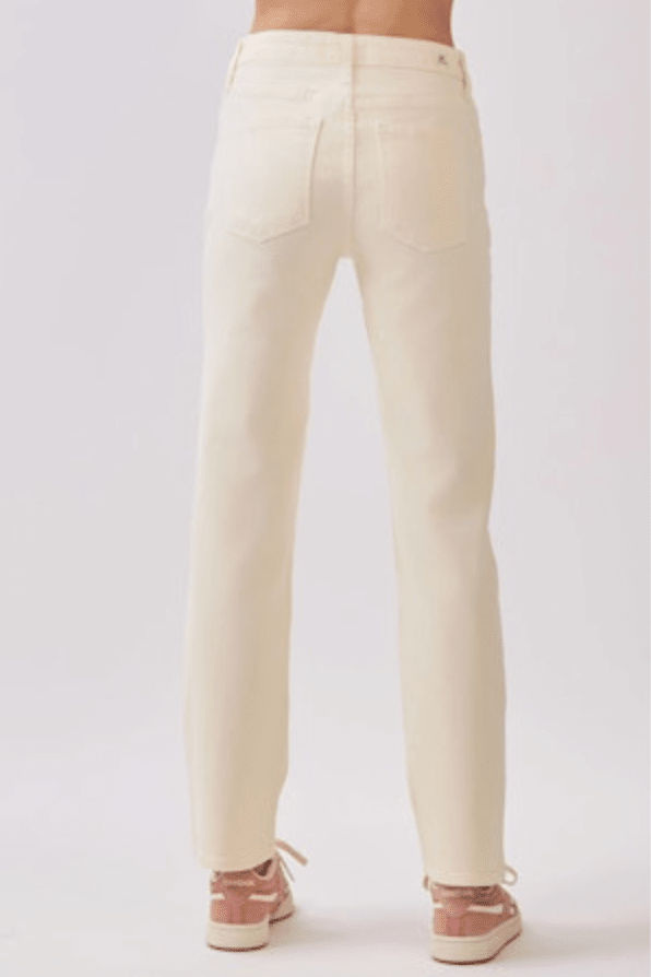 Siena Basic Straight Leg - Butter Cream - Elle Maxine