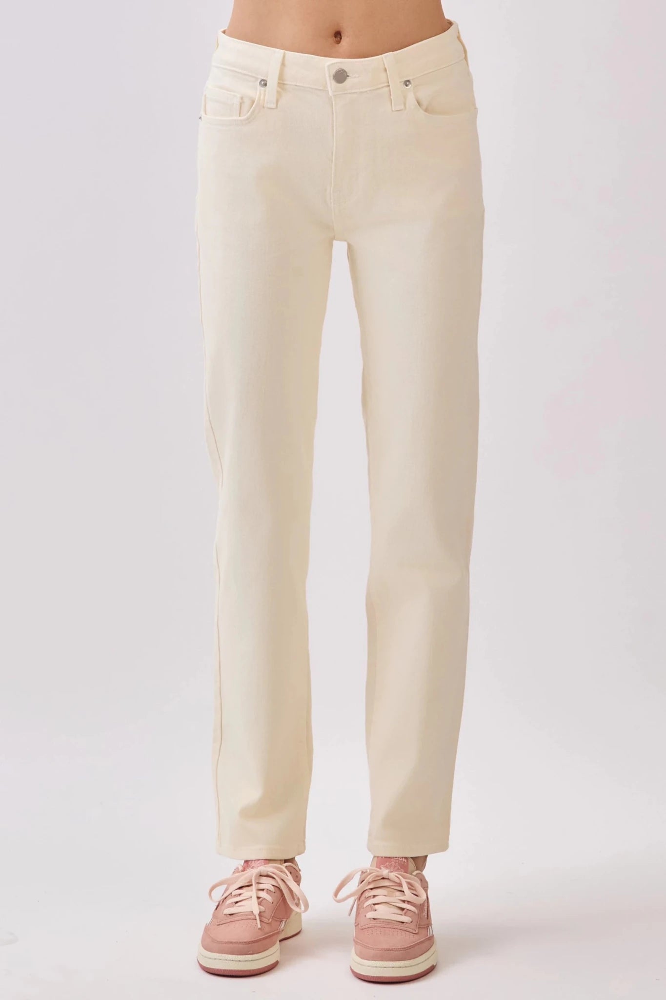 Siena Basic Straight Leg - Butter Cream - Elle Maxine