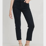 Sienna High Rise Straight - Black - Elle Maxine