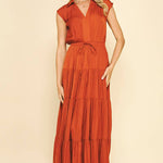 Sienna Tiered Maxi Dress - Elle Maxine