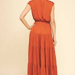 Sienna Tiered Maxi Dress - Elle Maxine