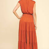 Sienna Tiered Maxi Dress - Elle Maxine