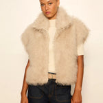 Silky Fur Vest - Elle Maxine