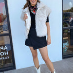Silky Fur Vest - Elle Maxine
