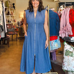 Skye Zip Front Dress - Elle Maxine