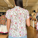 Sloane Floral Top - Elle Maxine