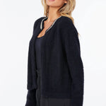 Sofia Sparkle Cardigan - Black - Elle Maxine