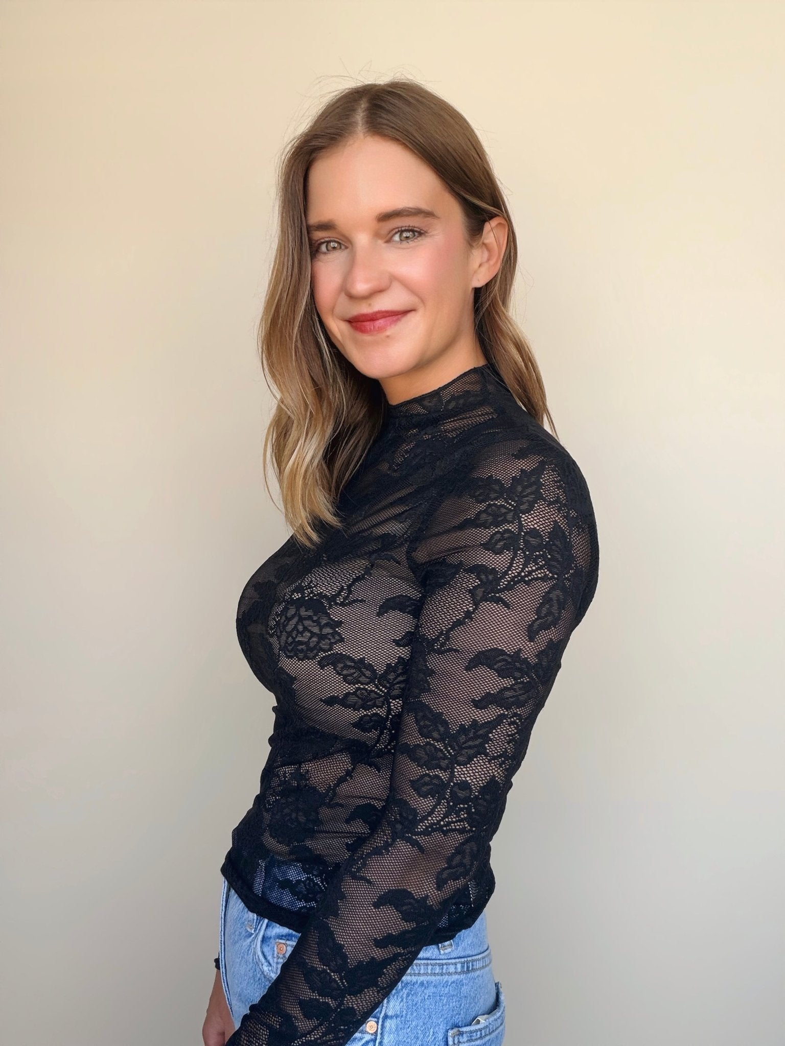 Spencer Funnel Neck Top - Elle Maxine