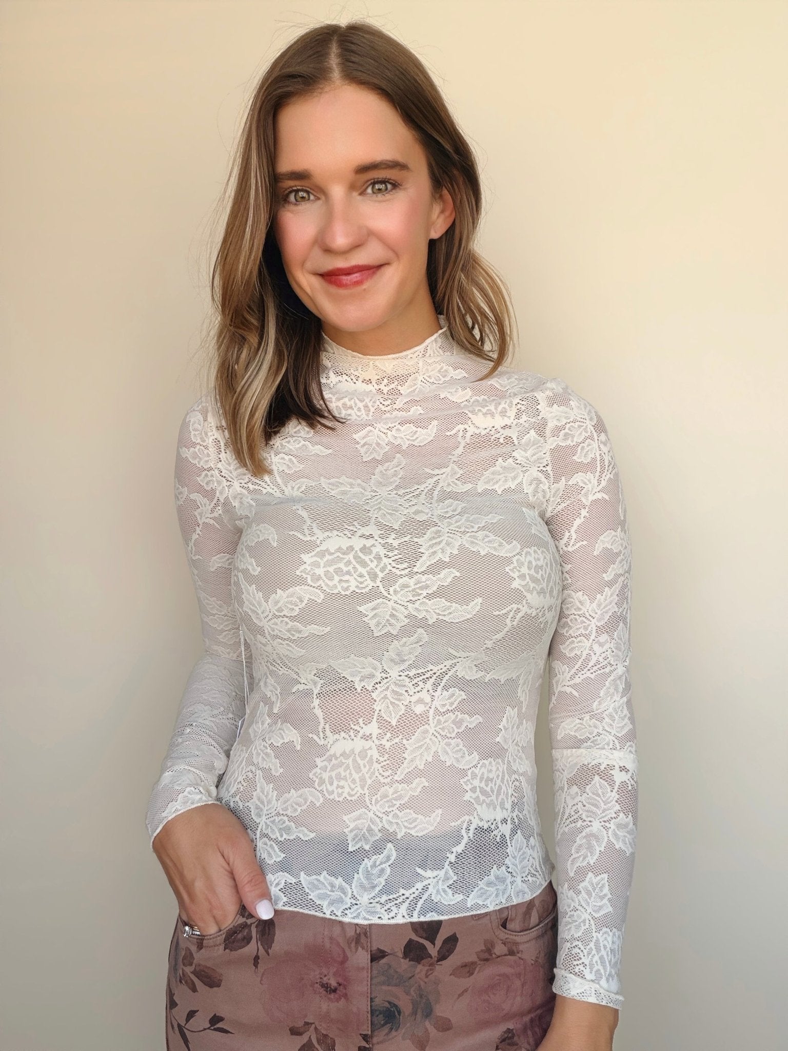 Spencer Funnel Neck Top - Elle Maxine