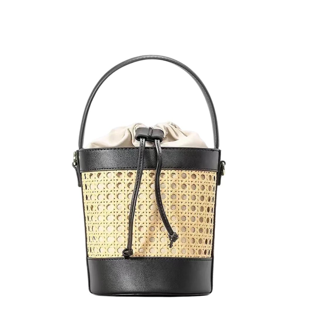 St. Thomas Bucket Bag - Black - Elle Maxine