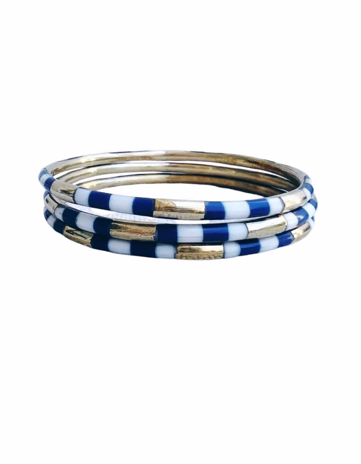 Stadium Stack - Navy/White - Elle Maxine