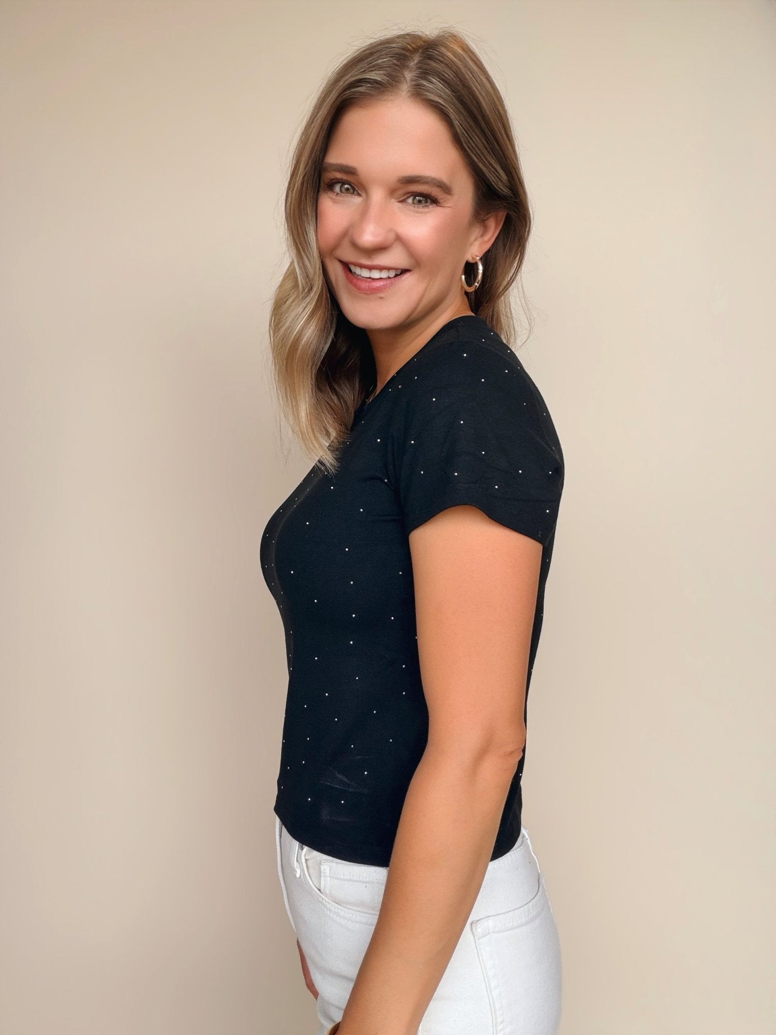 Stella Embellished Tee - Elle Maxine