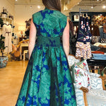 Stella Jacquard Front Zip Dress - Elle Maxine