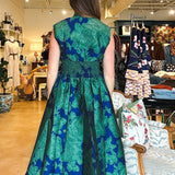 Stella Jacquard Front Zip Dress - Elle Maxine