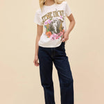 Stevie Nicks Flower Collage Tour Tee - Elle Maxine