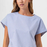 Stripe Esme Top - Navy - Elle Maxine