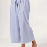 Stripe Maya Pants - Navy - Elle Maxine