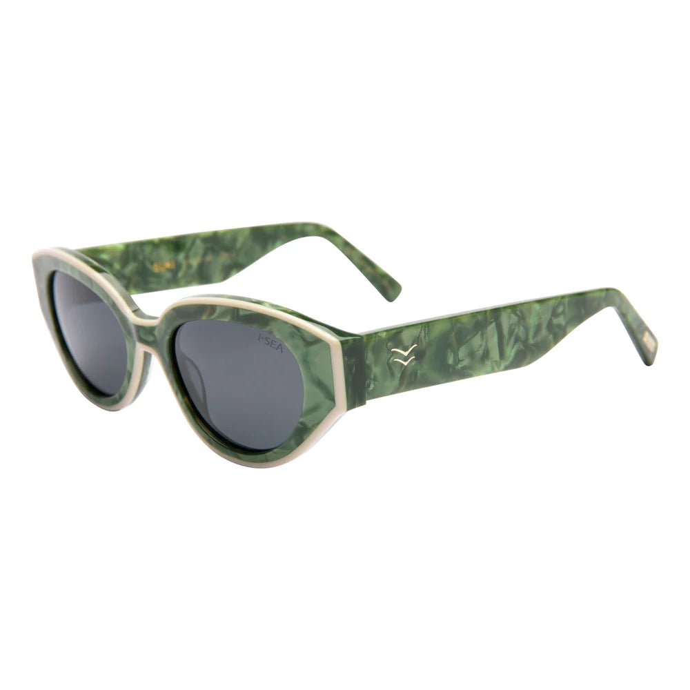 Suki Sunglasses - Moss/Smoke - Elle Maxine