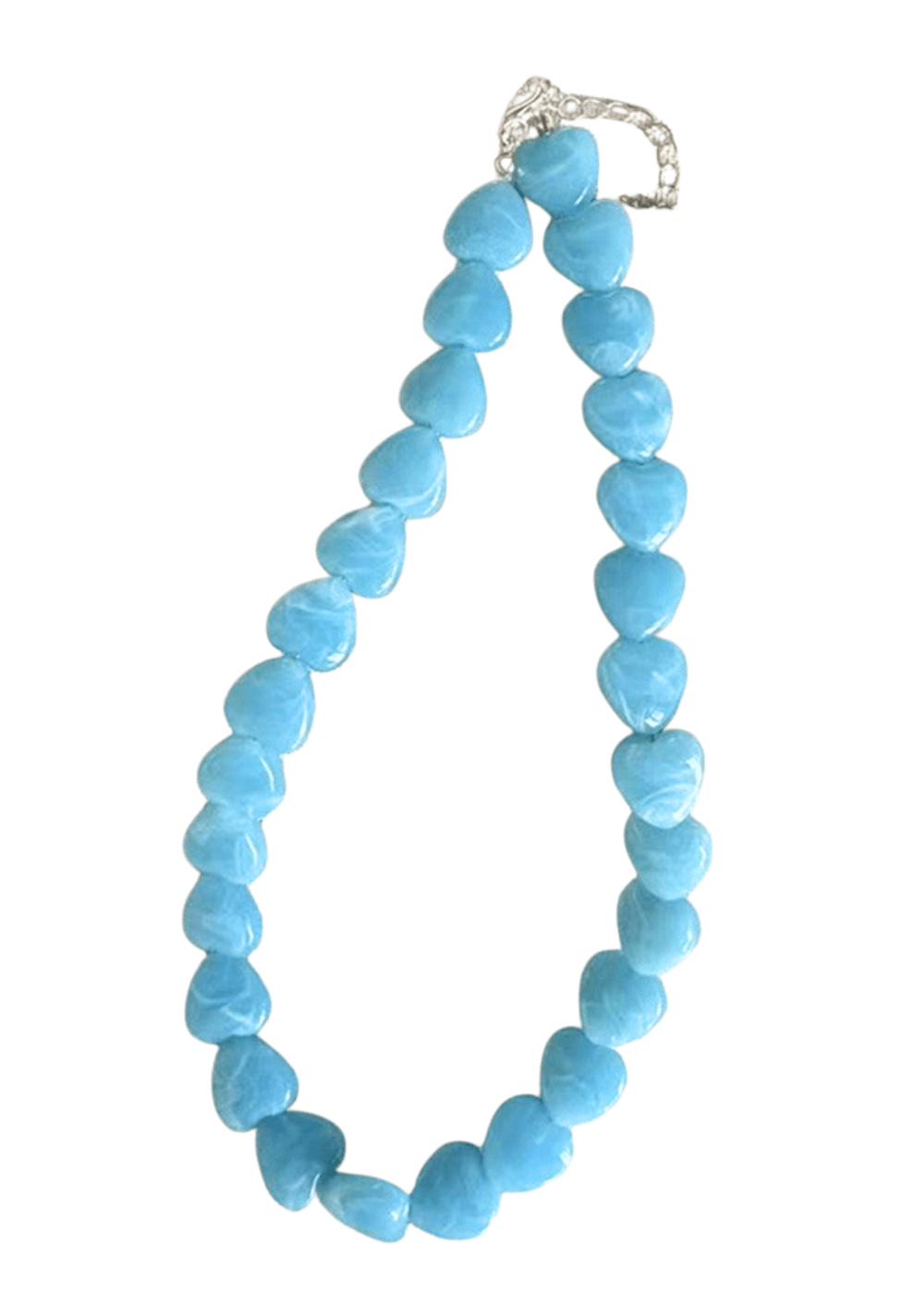 Summer Love Heart Beaded Necklace - Elle Maxine