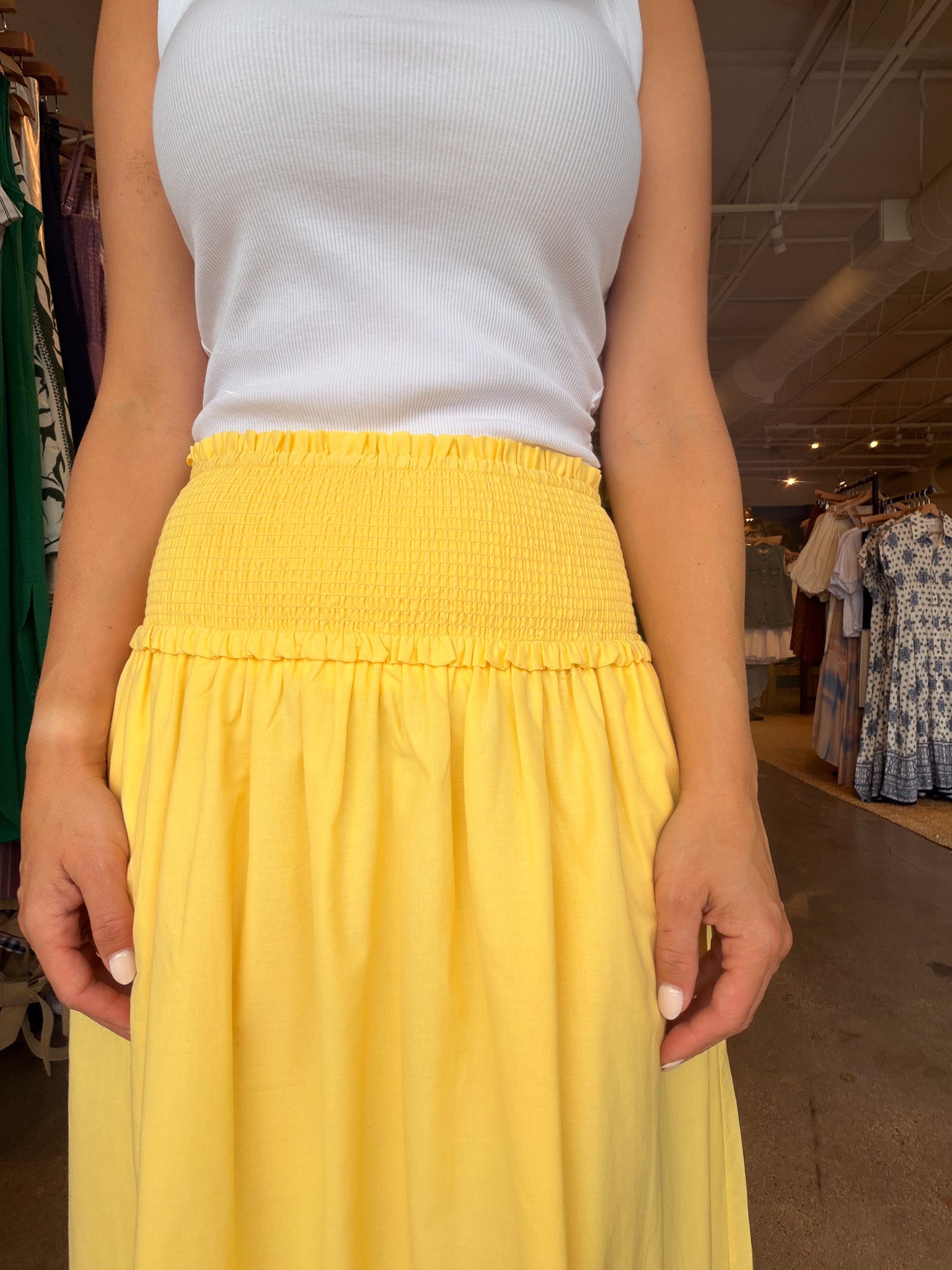 Summer Solstice Eyelet Skirt - Elle Maxine