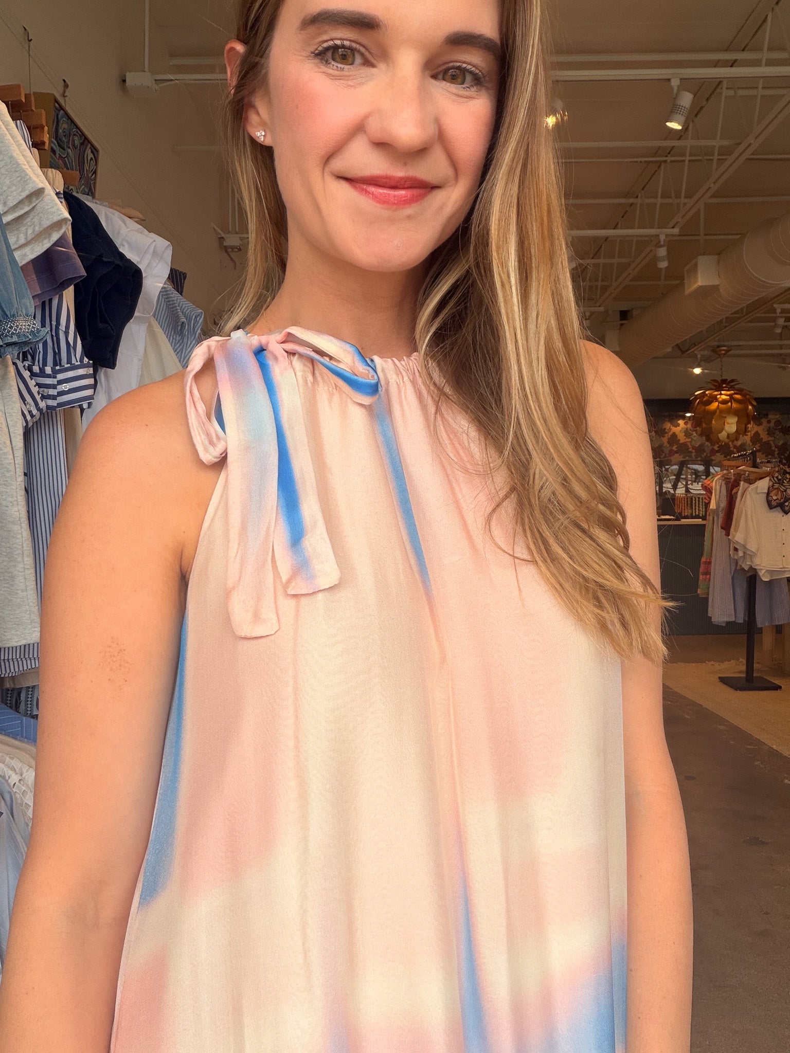 Sunrise Halter Maxi Dress - Elle Maxine