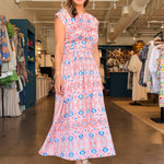 Sunset Tapestry Maxi Skirt Set - Elle Maxine