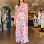 Sunset Tapestry Maxi Skirt Set - Elle Maxine