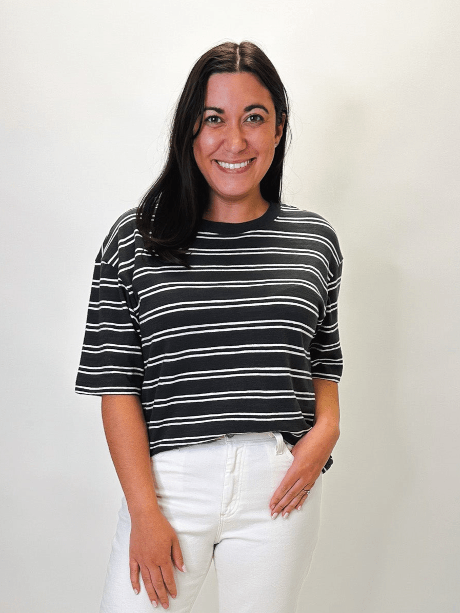 Sunwashed Essential Tee - Heather - Elle Maxine
