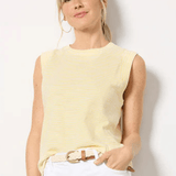Sunwashed Slub Tank - Sunshine - Elle Maxine