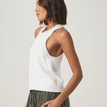 Talula Sweater Tank - White - Elle Maxine