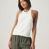 Talula Sweater Tank - White - Elle Maxine
