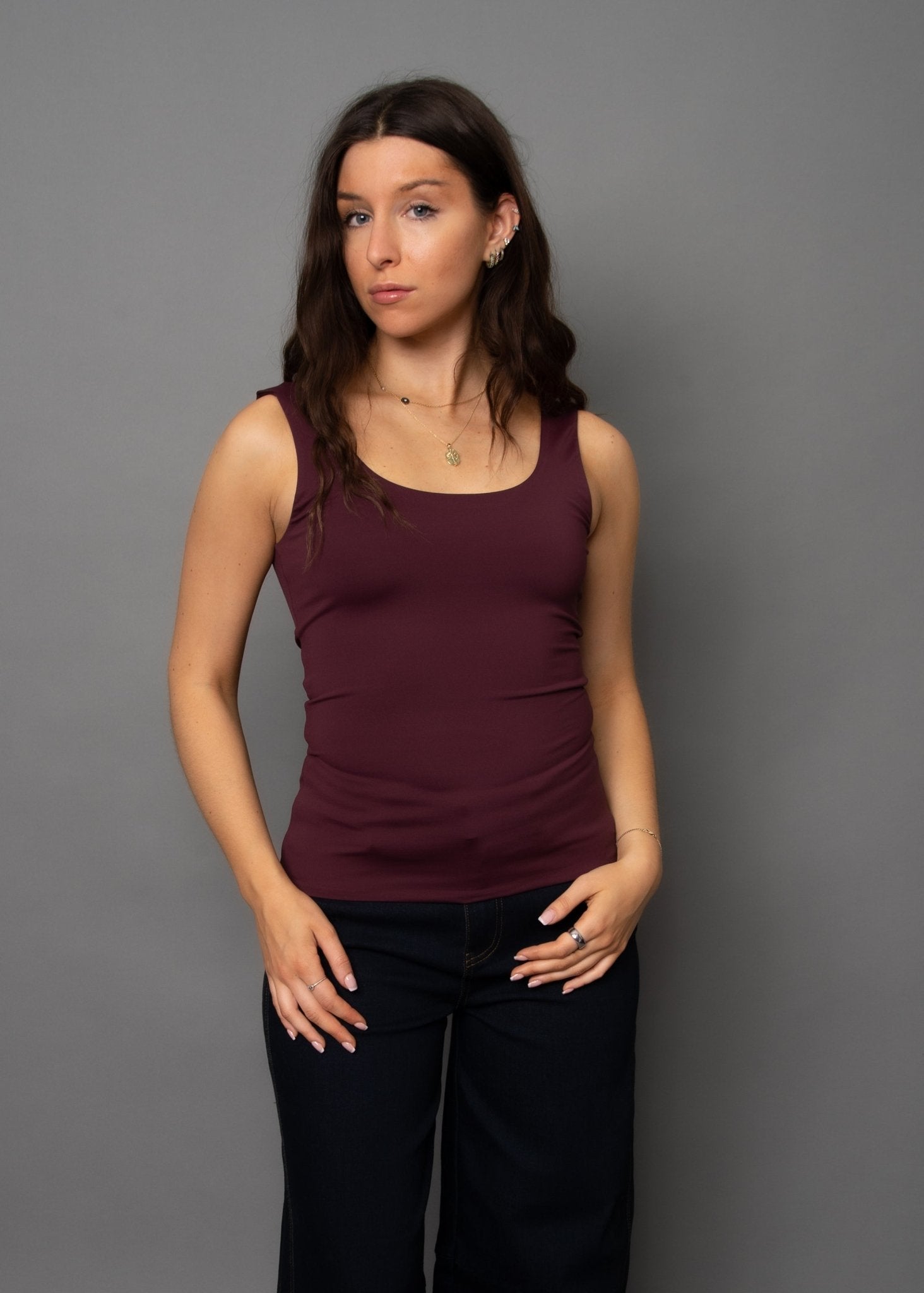 Tanith Second Skin Tank Top - Elle Maxine