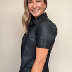 Tatiana Coated Dress - Elle Maxine