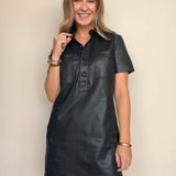 Tatiana Coated Dress - Elle Maxine