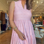 Tatum Dress - Pink Gingham - Elle Maxine