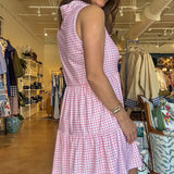 Tatum Dress - Pink Gingham - Elle Maxine