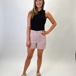 Terry Patch Pocket Short - Quartz - Elle Maxine