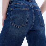 The High Rise Wide Leg - Med Blue - Elle Maxine