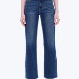 The High Rise Wide Leg - Med Blue - Elle Maxine