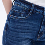 The High Rise Wide Leg - Med Blue - Elle Maxine
