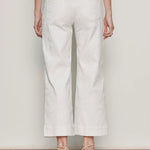 The Marine Crop Pant - Chalk - Elle Maxine